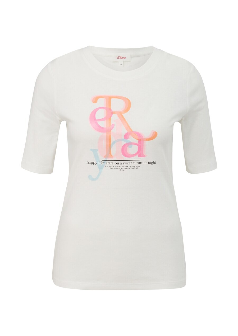 Футболка s.Oliver Shirt, белый 
Футболка s.Oliver Shirt, белый