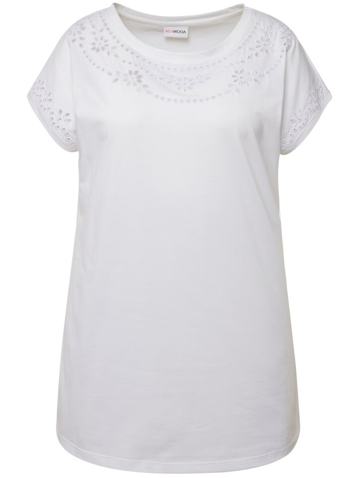 Футболка MIAMODA, цвет schneeweiß
Футболка MIAMODA, цвет schneeweiß