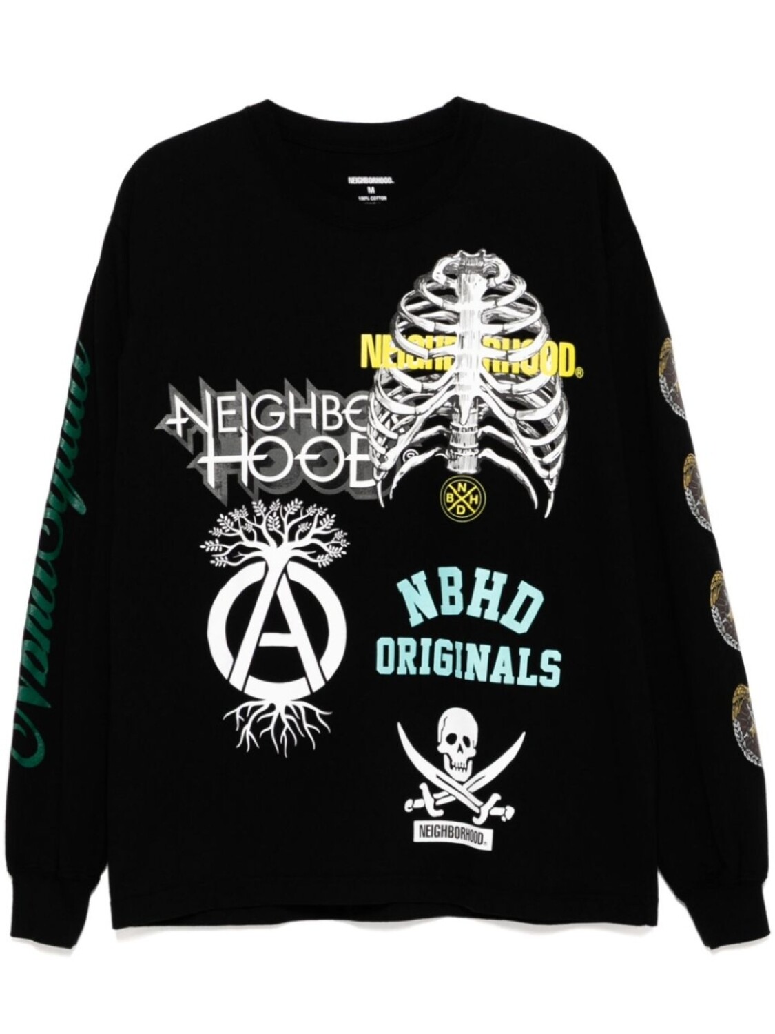 Neighborhood футболка с графичным принтом, черный
Neighborhood футболка с графичным принтом, черный