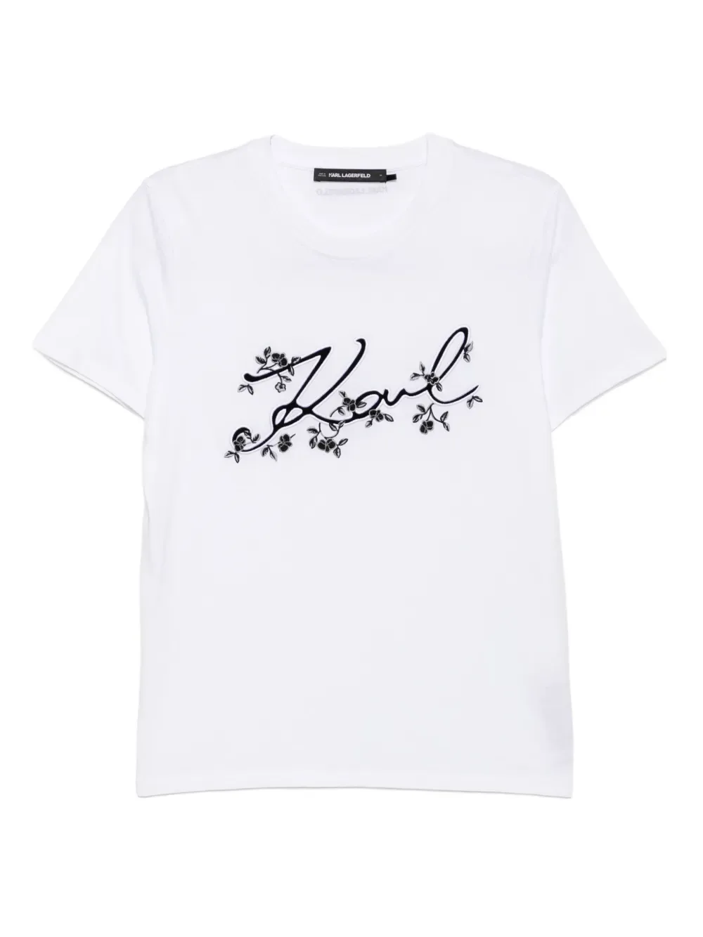 Футболка с вышитым логотипом KARL LAGERFELD, белый
Футболка с вышитым логотипом KARL LAGERFELD, белый