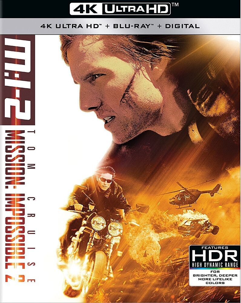 Диск 4K Ultra HD Mission: Impossible 2
Диск 4K Ultra HD Mission: Impossible 2