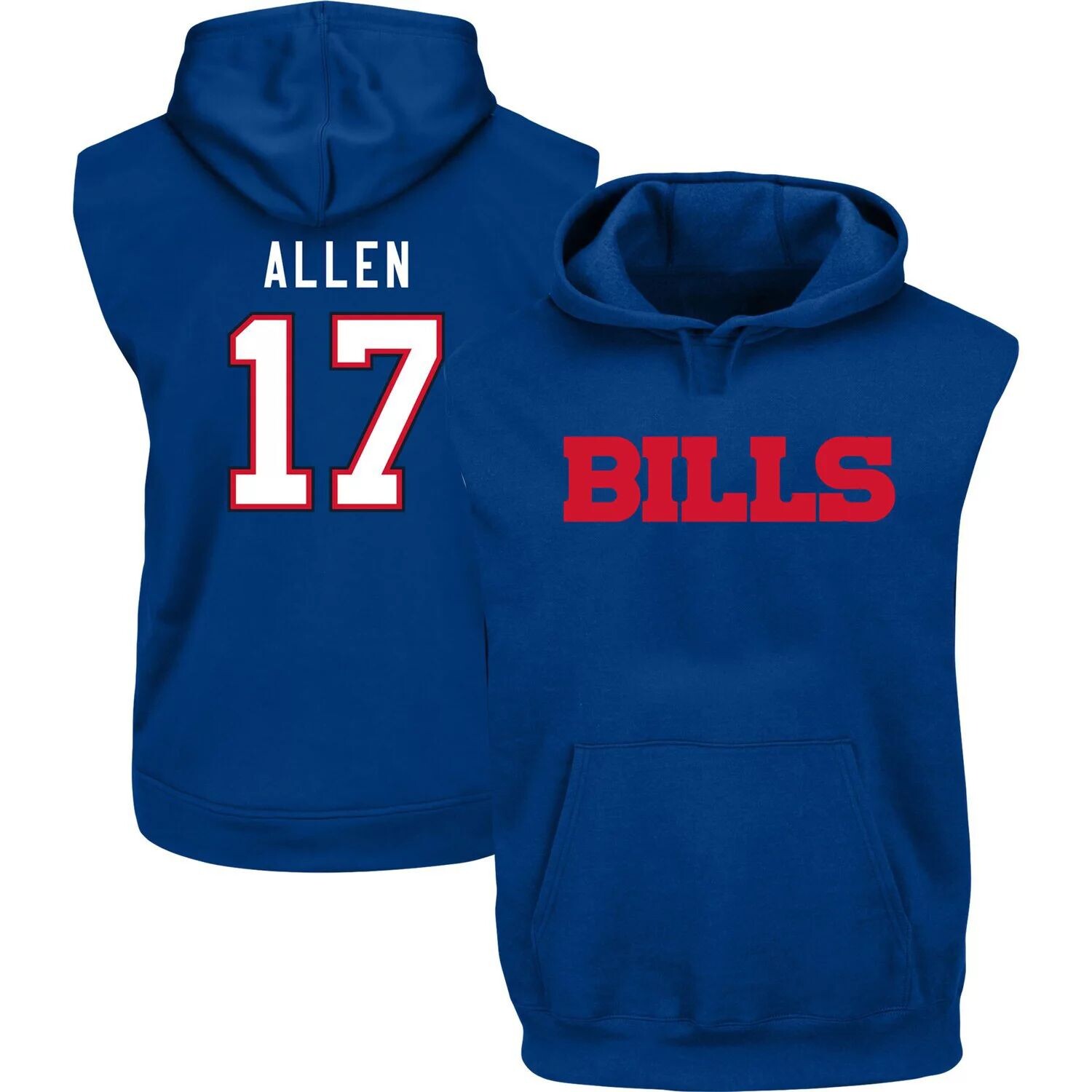 Мужской пуловер с капюшоном Josh Allen Royal Buffalo Bills Big & Tall Muscle Fanatics 
Мужской пуловер с капюшоном Josh Allen Royal Buffalo Bills Big & Tall Muscle Fanatics