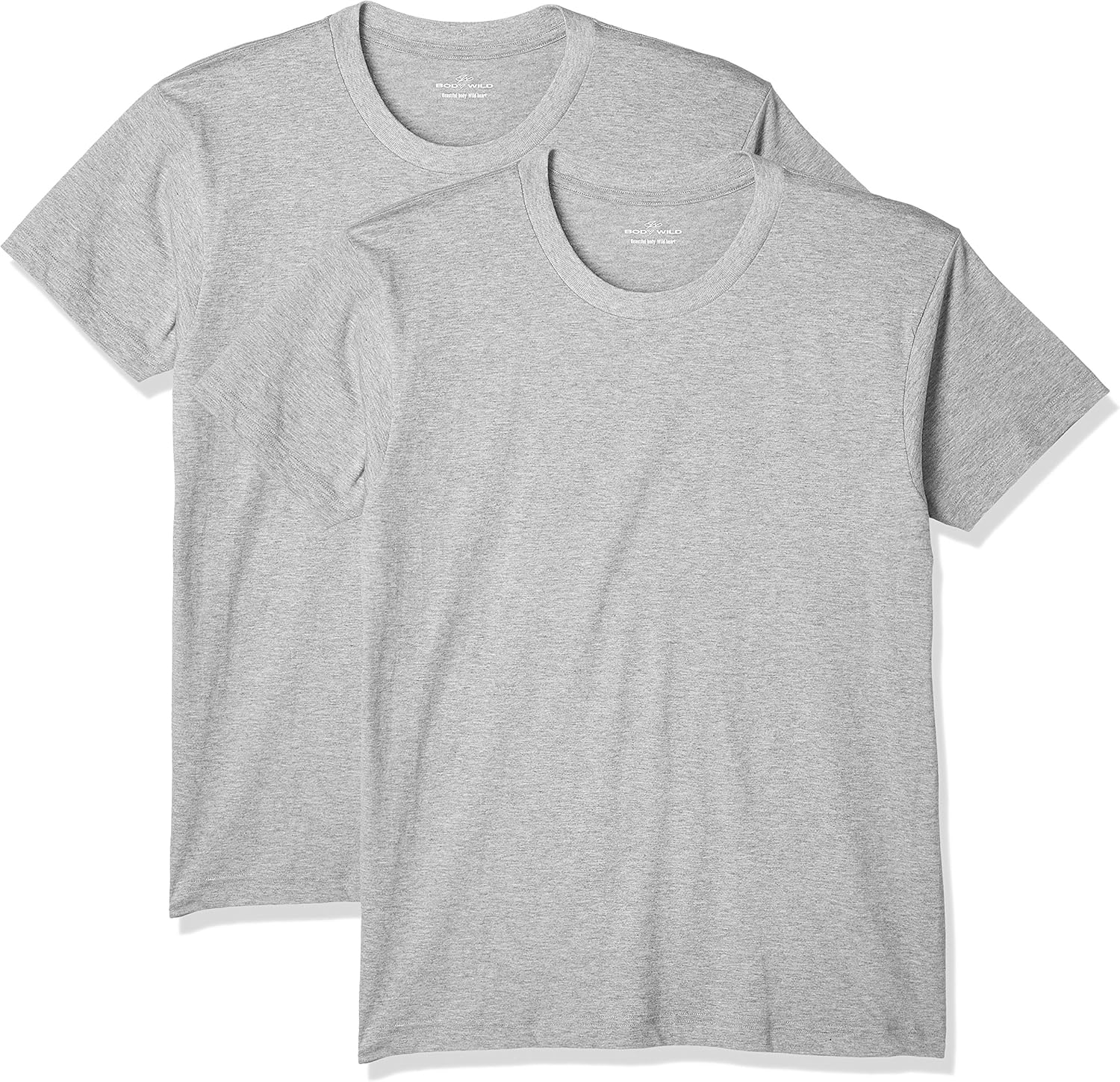 Мужская футболка Body Wild с коротким рукавом и круглым вырезом, 100% хлопок Tenjiku, комплект из 2 штук, серый
Мужская футболка Body Wild с коротким рукавом и круглым вырезом, 100% хлопок Tenjiku, комплект из 2 штук, серый