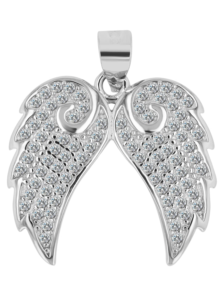 Adeliás Женский кулон - кулон в виде крыла из серебра 925 пробы с кубическим цирконием в серебряной оправе
Adeliás Женский кулон - кулон в виде крыла из серебра 925 пробы с кубическим цирконием в серебряной оправе