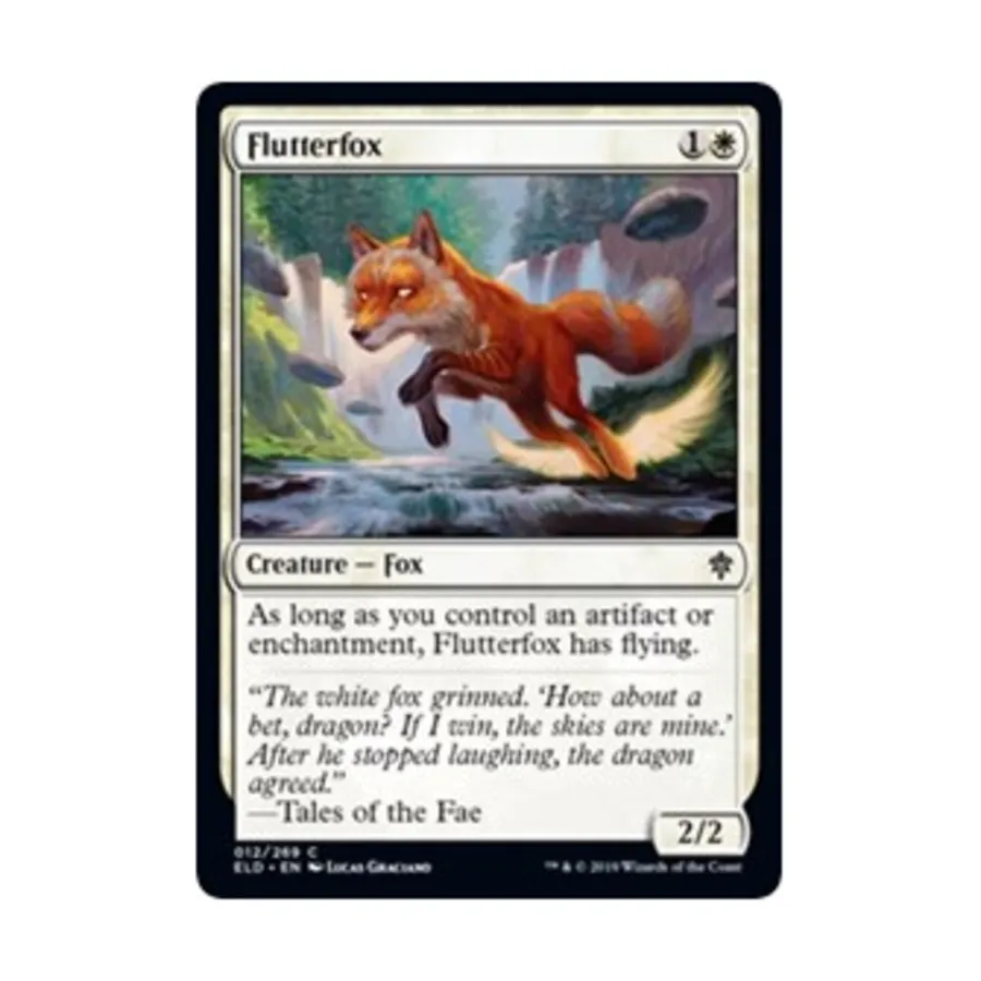 CCG Флаттерфокс (С), MTG - Throne of Eldraine
CCG Флаттерфокс (С), MTG - Throne of Eldraine