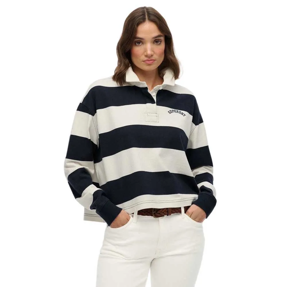 Поло с длинным рукавом Superdry Ath Essential Stripe, белый
Поло с длинным рукавом Superdry Ath Essential Stripe, белый