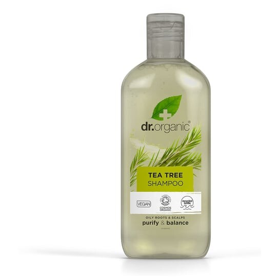 Очищающий шампунь с маслом чайного дерева, 265 мл Dr.Organic Tea Tree 
Очищающий шампунь с маслом чайного дерева, 265 мл Dr.Organic Tea Tree