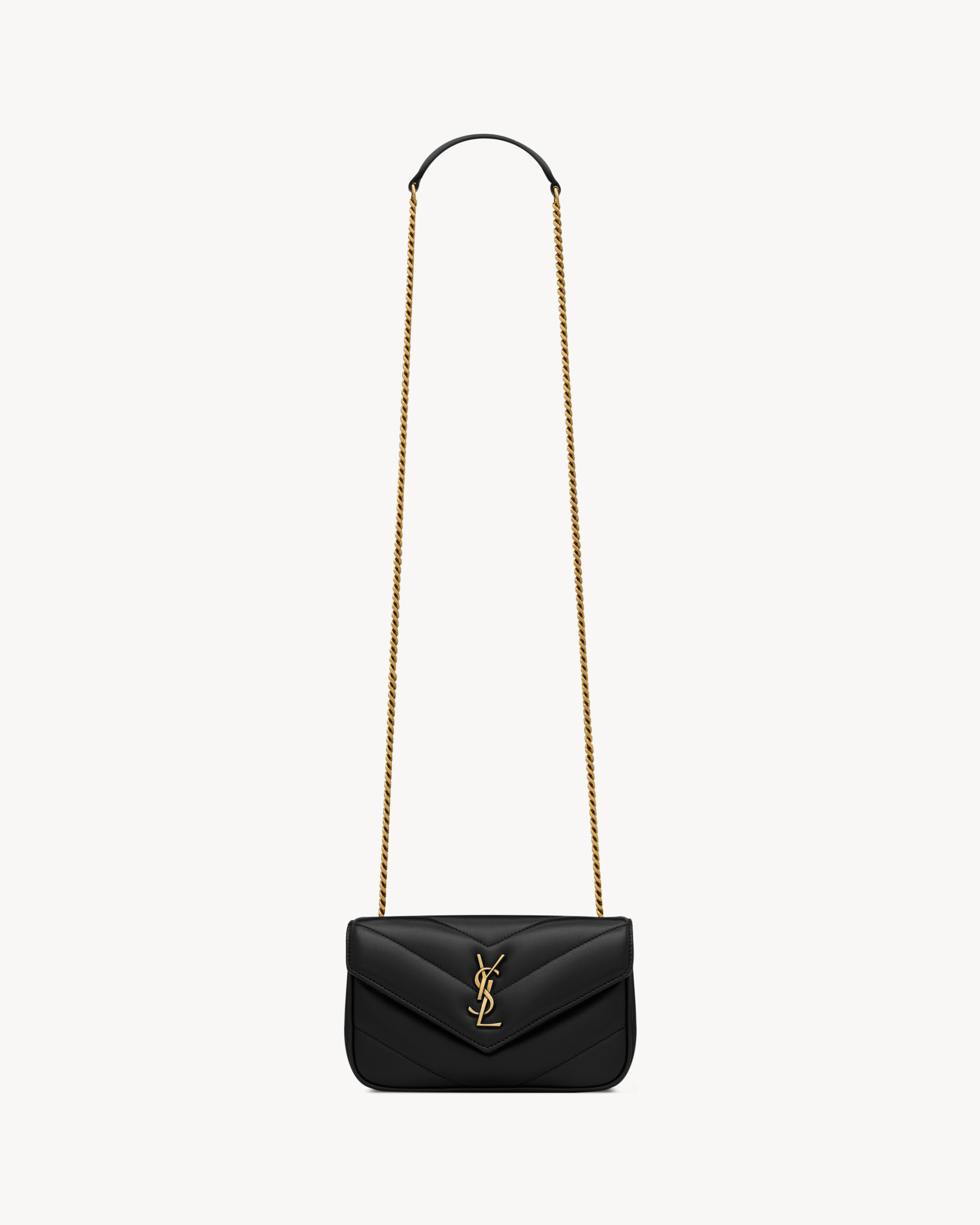 Мини-версия сумки LOULOU Saint Laurent, черный
Мини-версия сумки LOULOU Saint Laurent, черный