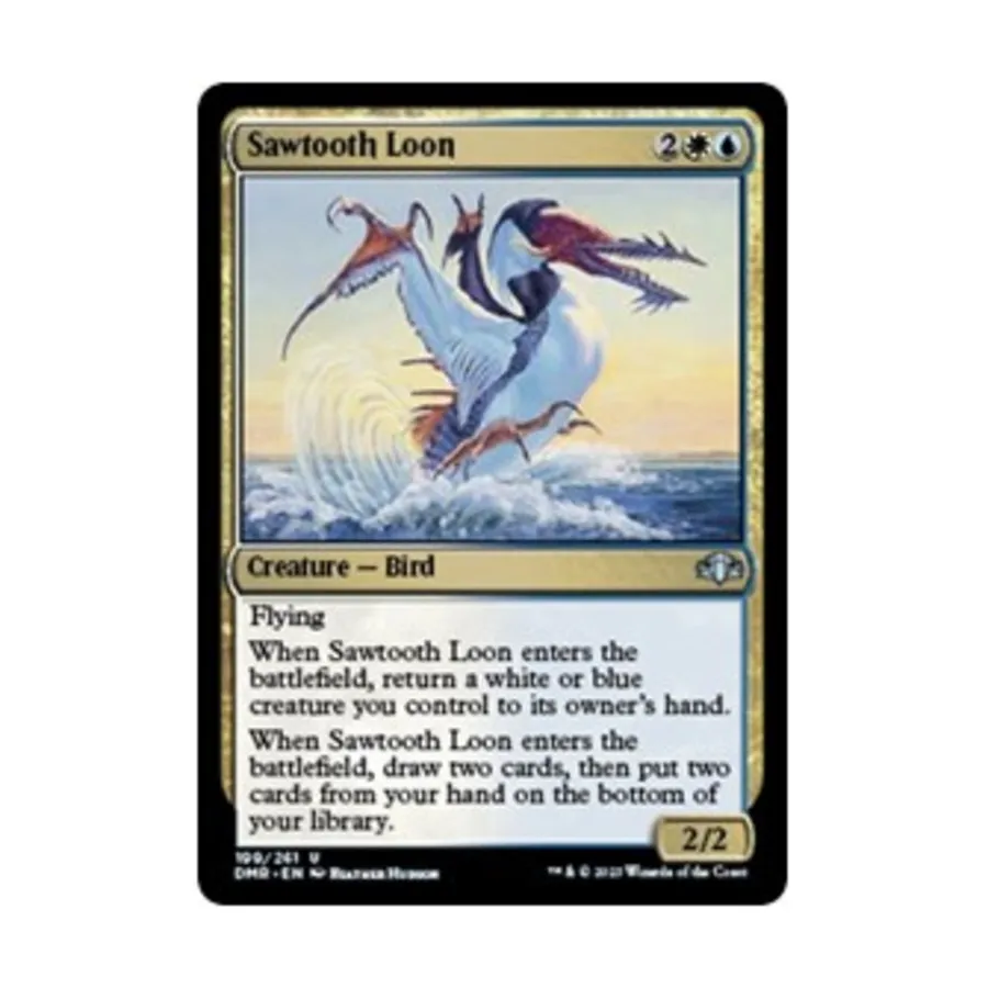 CCG Пилозубая гагара (U), MTG - Dominaria Remastered
CCG Пилозубая гагара (U), MTG - Dominaria Remastered