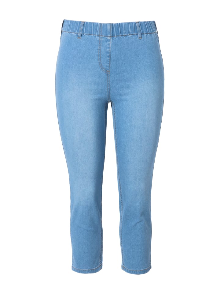 Тканевые брюки Ulla Popken, светло-синий
Тканевые брюки Ulla Popken, светло-синий