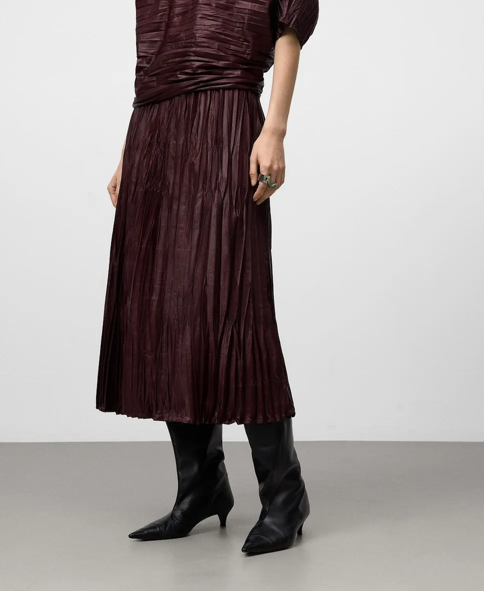 Юбка из фактурной ткани, имитирующей кожу Adolfo Dominguez, бордовый
Юбка из фактурной ткани, имитирующей кожу Adolfo Dominguez, бордовый