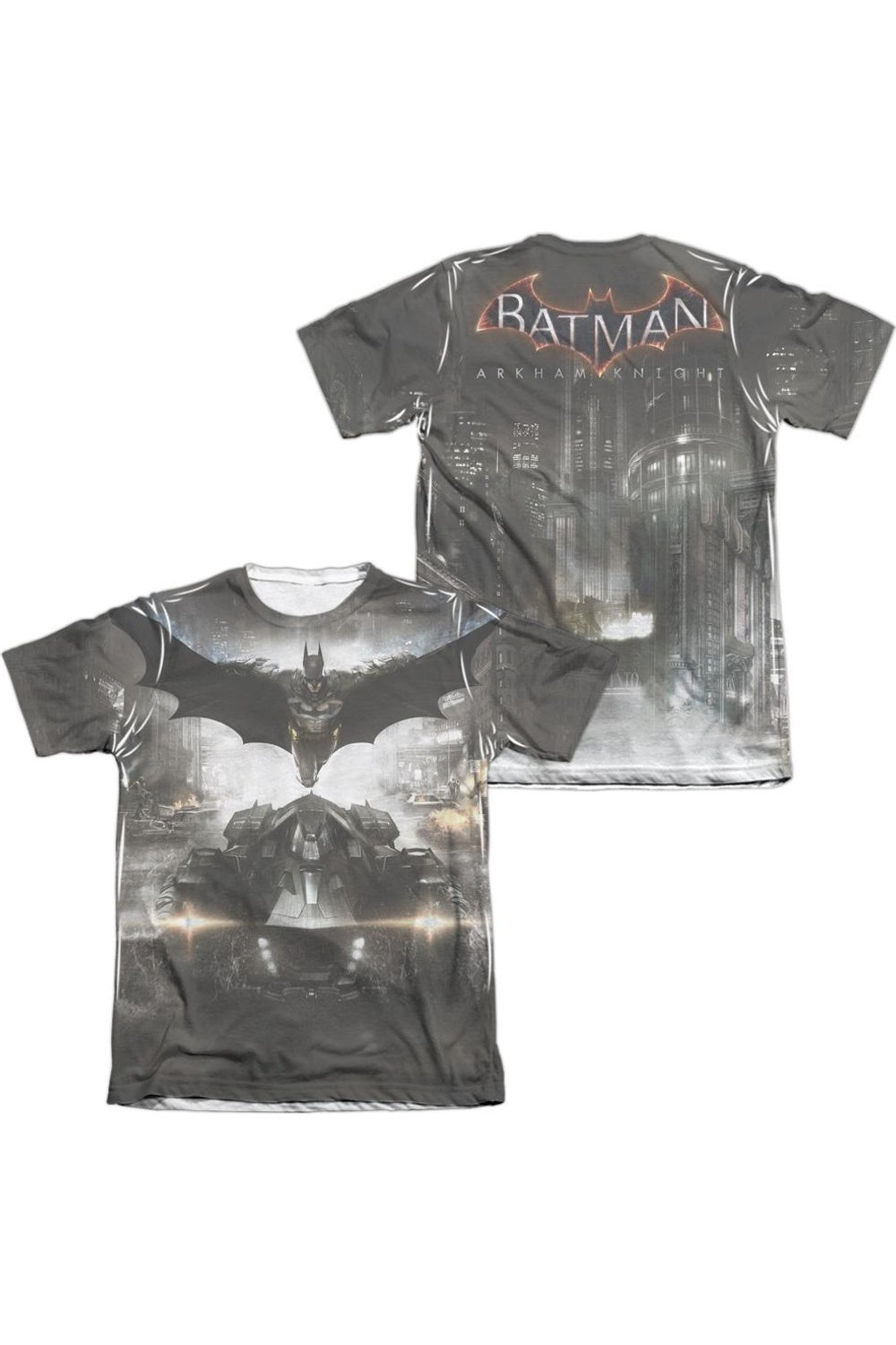 Постер Batman Arkham Knight (принт спереди/сзади) для взрослых, футболка с коротким рукавом из полиэстера/хлопка Gildan, белый
Постер Batman Arkham Knight (принт спереди/сзади) для взрослых, футболка с коротким рукавом из полиэстера/хлопка Gildan, белый