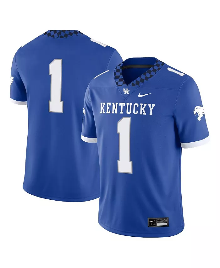 Мужская игровая футболка #1 Royal Kentucky Wildcats Nike
Мужская игровая футболка #1 Royal Kentucky Wildcats Nike
