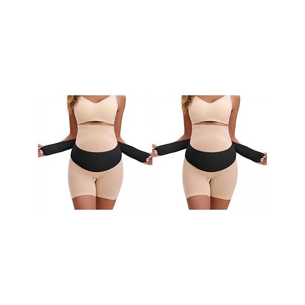 2 упаковки женских бандажей для живота при беременности - мягкий поддерживающий пояс, регулируемый для спины Inspire Chic, Black
2 упаковки женских бандажей для живота при беременности - мягкий поддерживающий пояс, регулируемый для спины Inspire Chic, Black