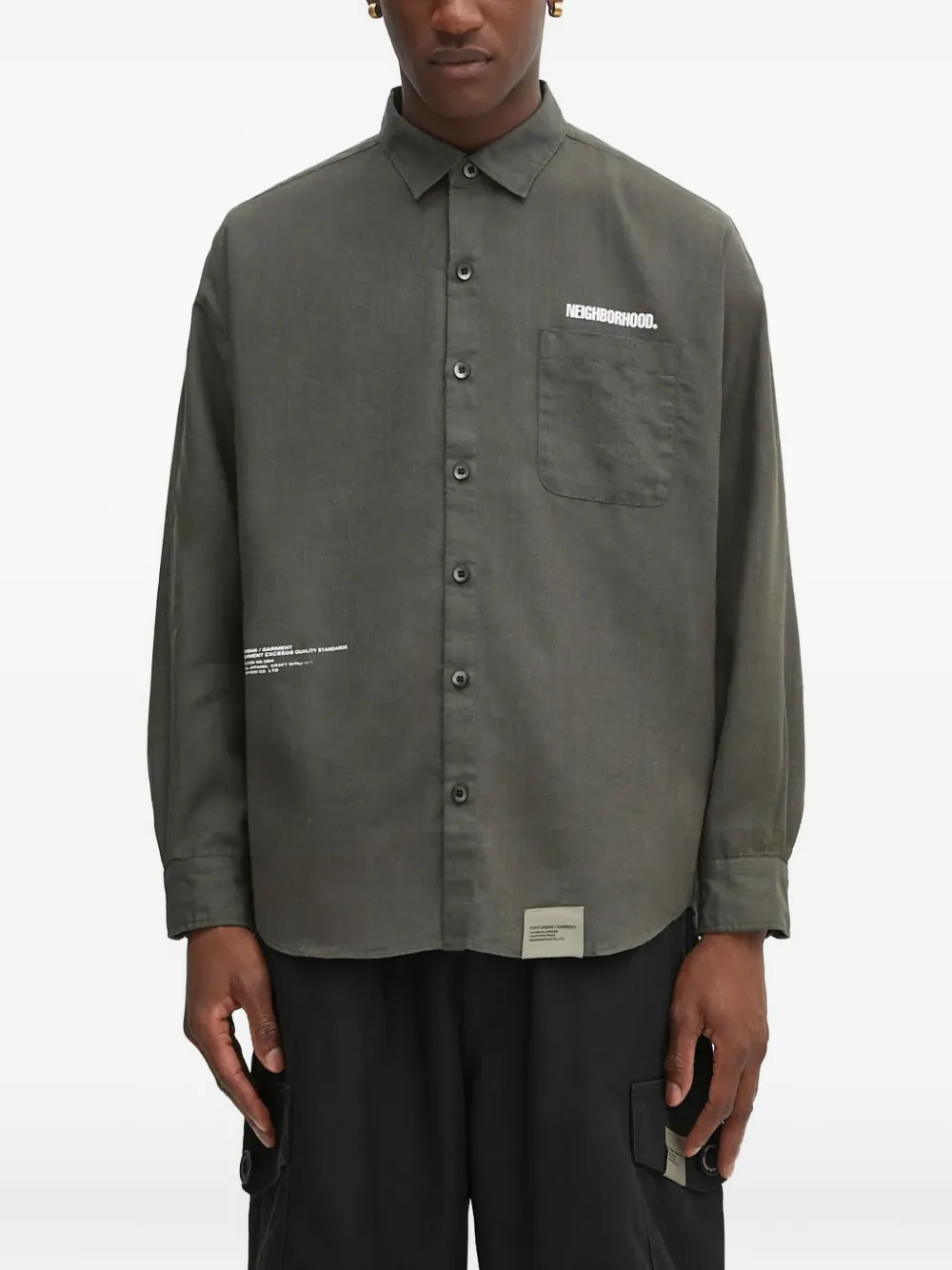 Рубашка с накладным карманом Fiorucci, серый
Рубашка с накладным карманом Fiorucci, серый