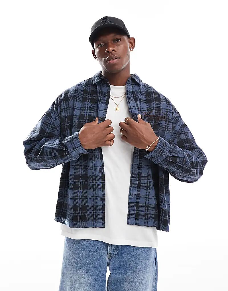 Свободная объемная рубашка в клетку вельвет с вышивкой на груди в темно-синем цвете ASOS DESIGN
Свободная объемная рубашка в клетку вельвет с вышивкой на груди в темно-синем цвете ASOS DESIGN