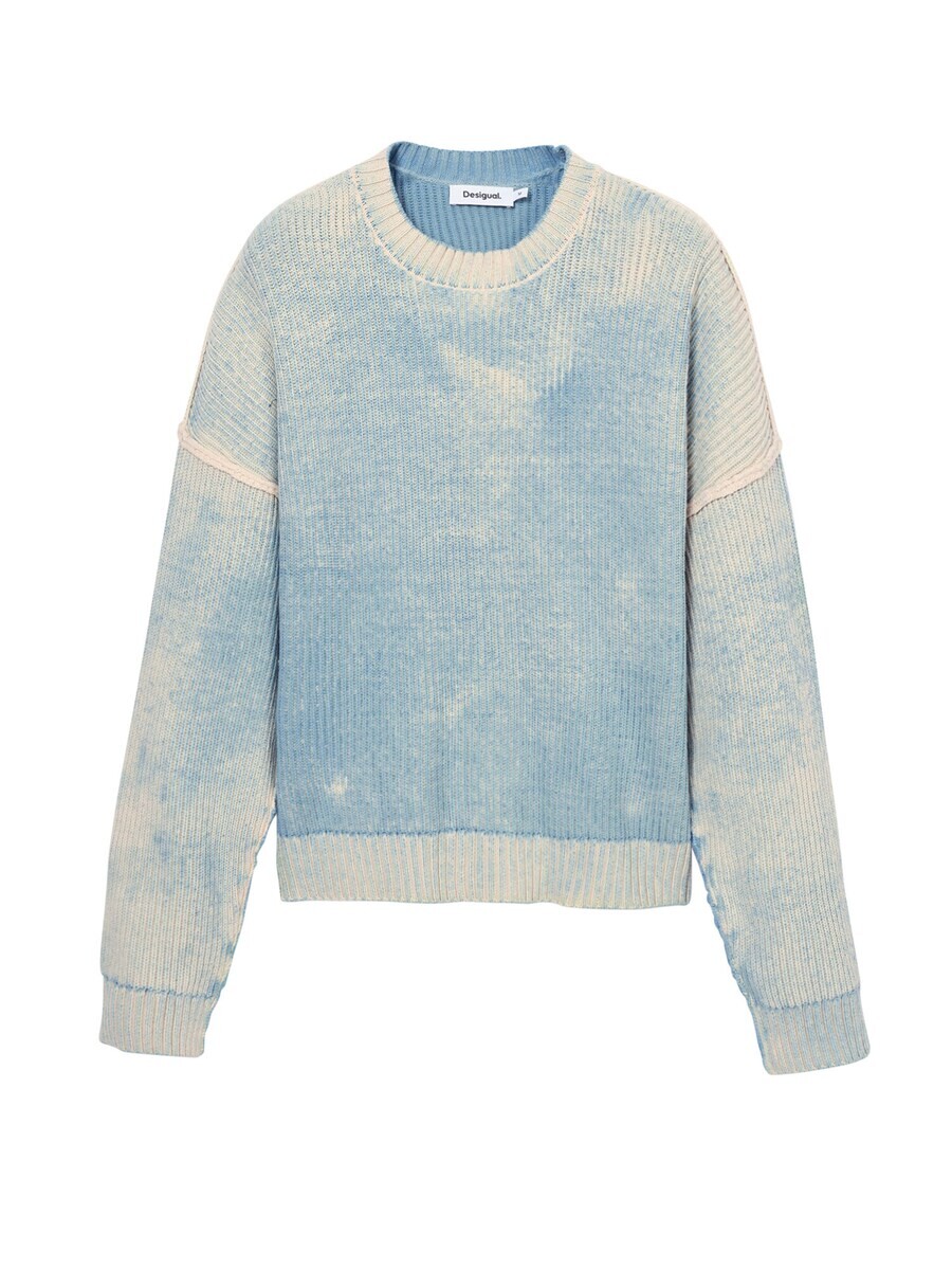 Тонкий вязаный свитер Desigual Sweater, синий
Тонкий вязаный свитер Desigual Sweater, синий