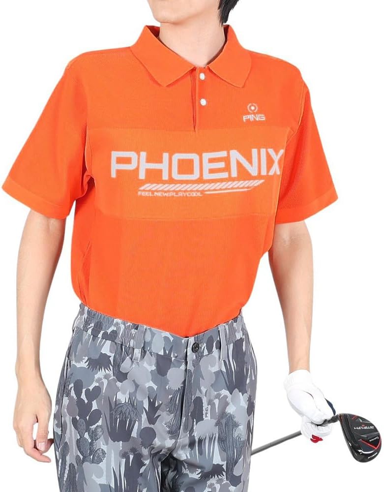 Мужская легкая трикотажная рубашка-поло с логотипом бренда, короткий рукав, для гольфа, 621-4172201 Ping Apparel, оранжевый
Мужская легкая трикотажная рубашка-поло с логотипом бренда, короткий рукав, для гольфа, 621-4172201 Ping Apparel, оранжевый