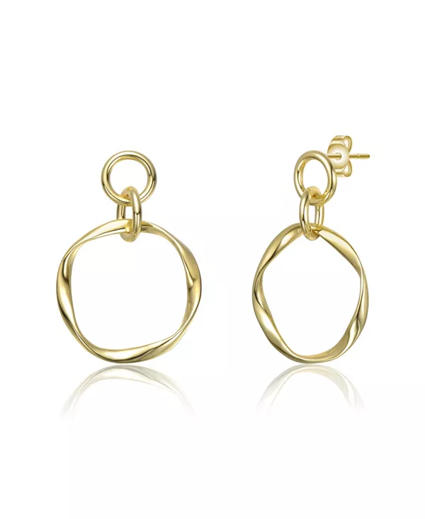 Элегантные серьги-подвески с покрытием из 14-каратного золота Rachel Glauber, gold
Элегантные серьги-подвески с покрытием из 14-каратного золота Rachel Glauber, gold