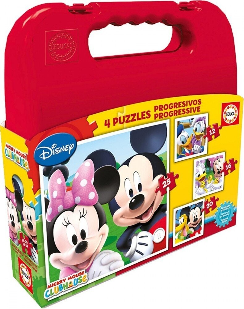 Educa, пазлы Disney, Микки Маус и друзья, 16/12/20/25 шт.
Educa, пазлы Disney, Микки Маус и друзья, 16/12/20/25 шт.