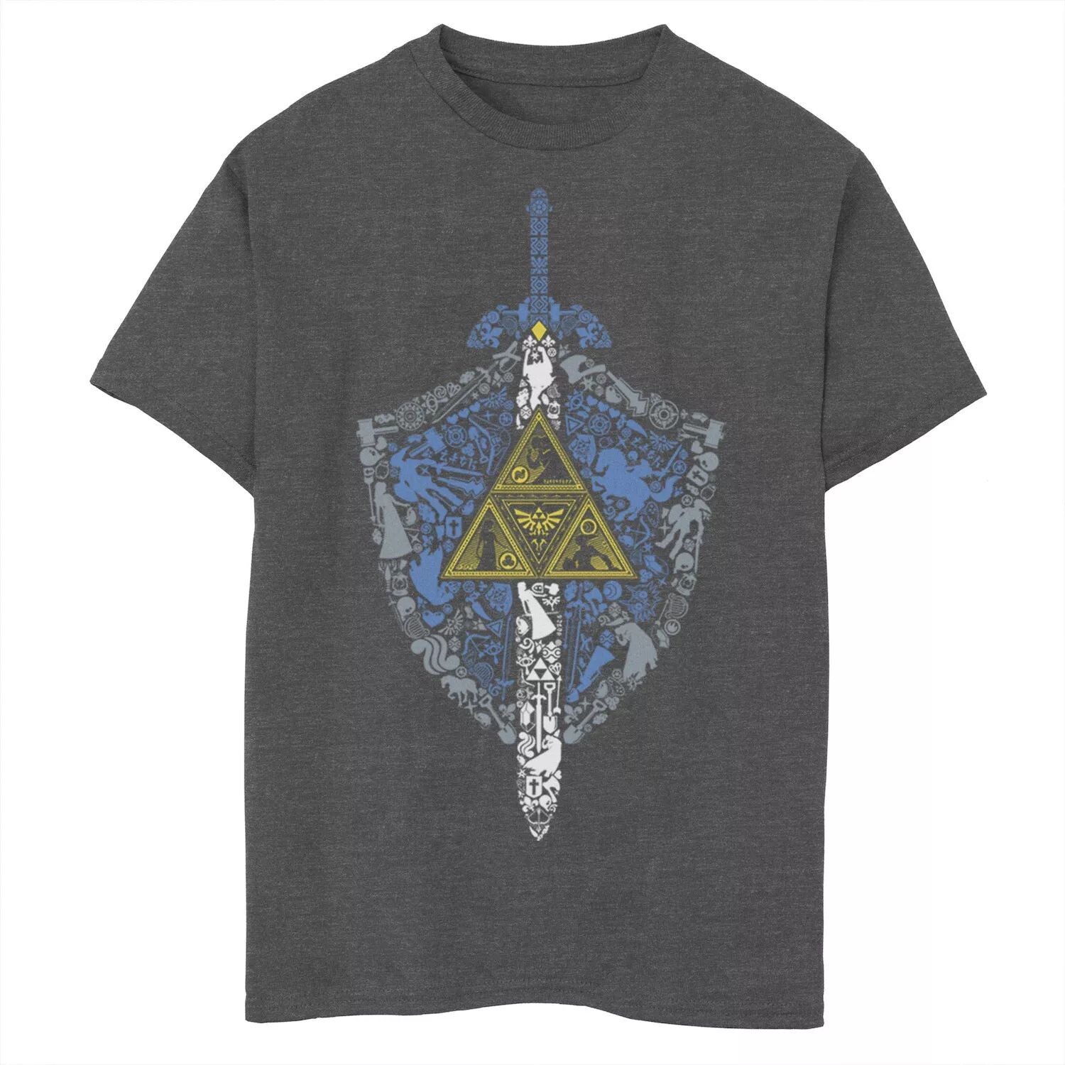 Футболка с графическим изображением Nintendo Zelda Hylian Shield Element Icons для мальчиков 8–20 лет Licensed Character
Футболка с графическим изображением Nintendo Zelda Hylian Shield Element Icons для мальчиков 8–20 лет Licensed Character