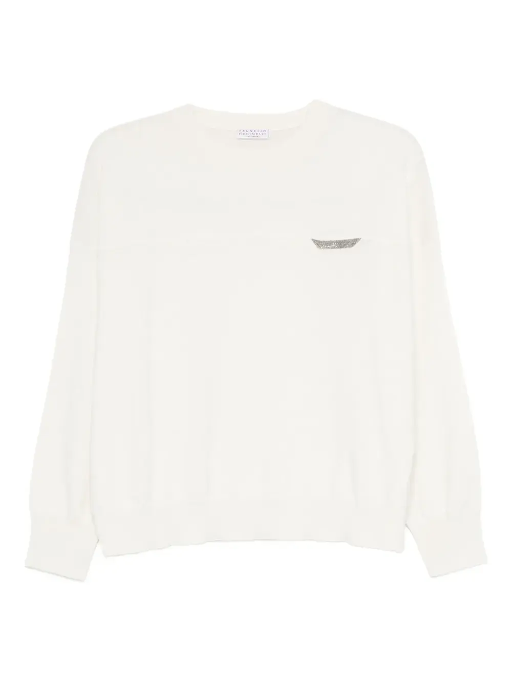 Украшенная футболка с круглым вырезом Brunello Cucinelli, нейтральный
Украшенная футболка с круглым вырезом Brunello Cucinelli, нейтральный