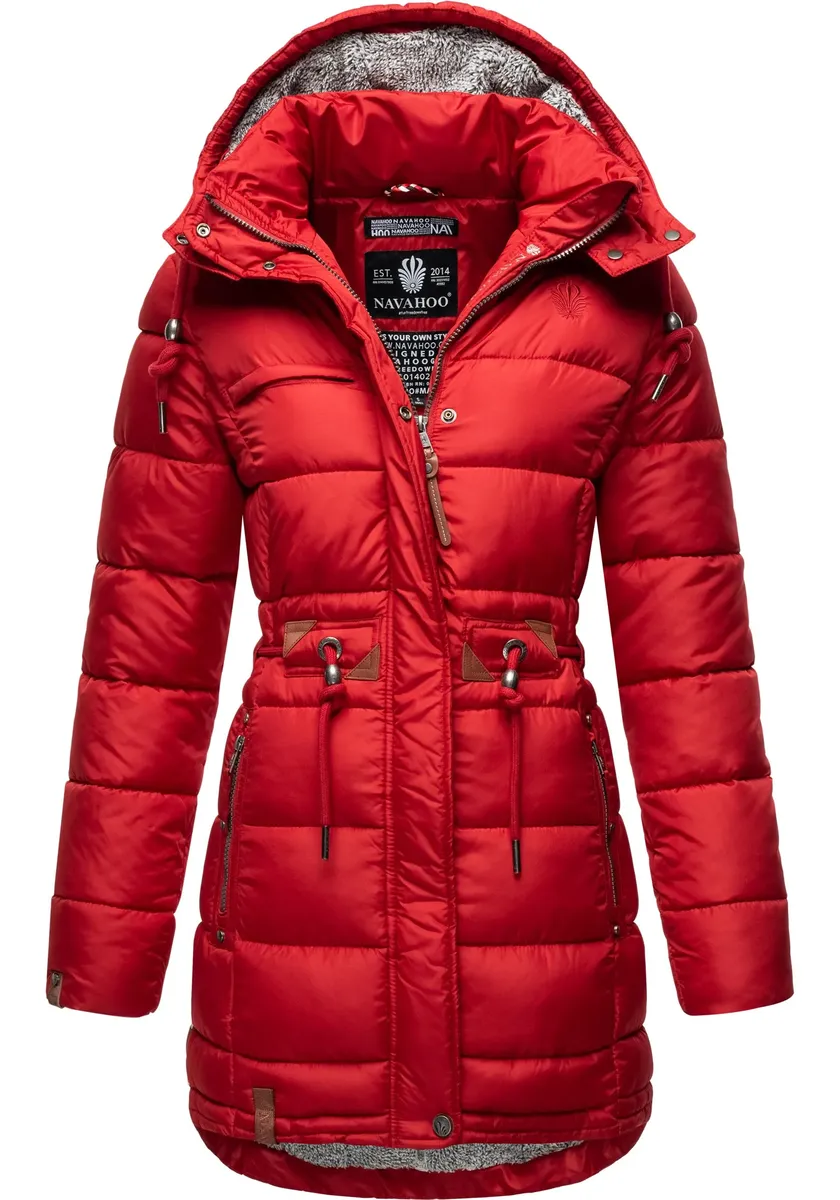 Стеганое пальто Navahoo "Daliee", стильная зимняя парка со съемным капюшоном, красный
Стеганое пальто Navahoo "Daliee", стильная зимняя парка со съемным капюшоном, красный