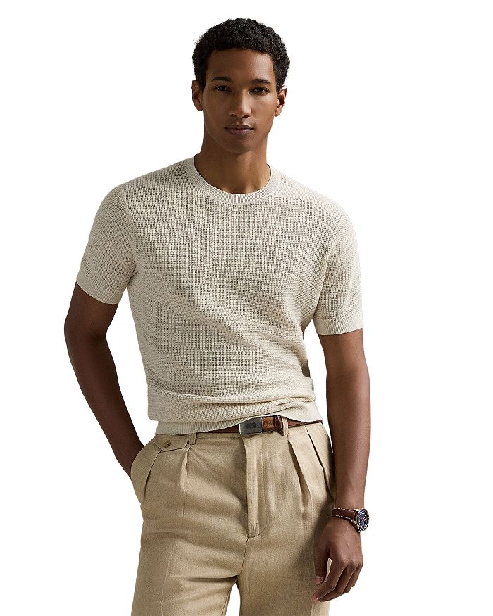 Текстурированный льняной джемпер с коротким рукавом Polo Ralph Lauren, коричневый/бежевый
Текстурированный льняной джемпер с коротким рукавом Polo Ralph Lauren, коричневый/бежевый