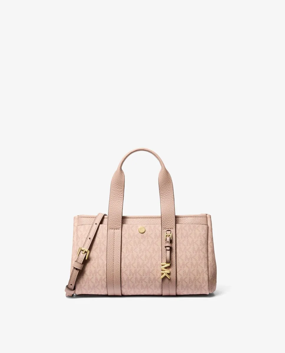 Компактная сумка-трансформер Romee с принтом, превращается в сумку через плечо Michael Michael Kors, пастельно-розовый 
Компактная сумка-трансформер Romee с принтом, превращается в сумку через плечо Michael Michael Kors, пастельно-розовый