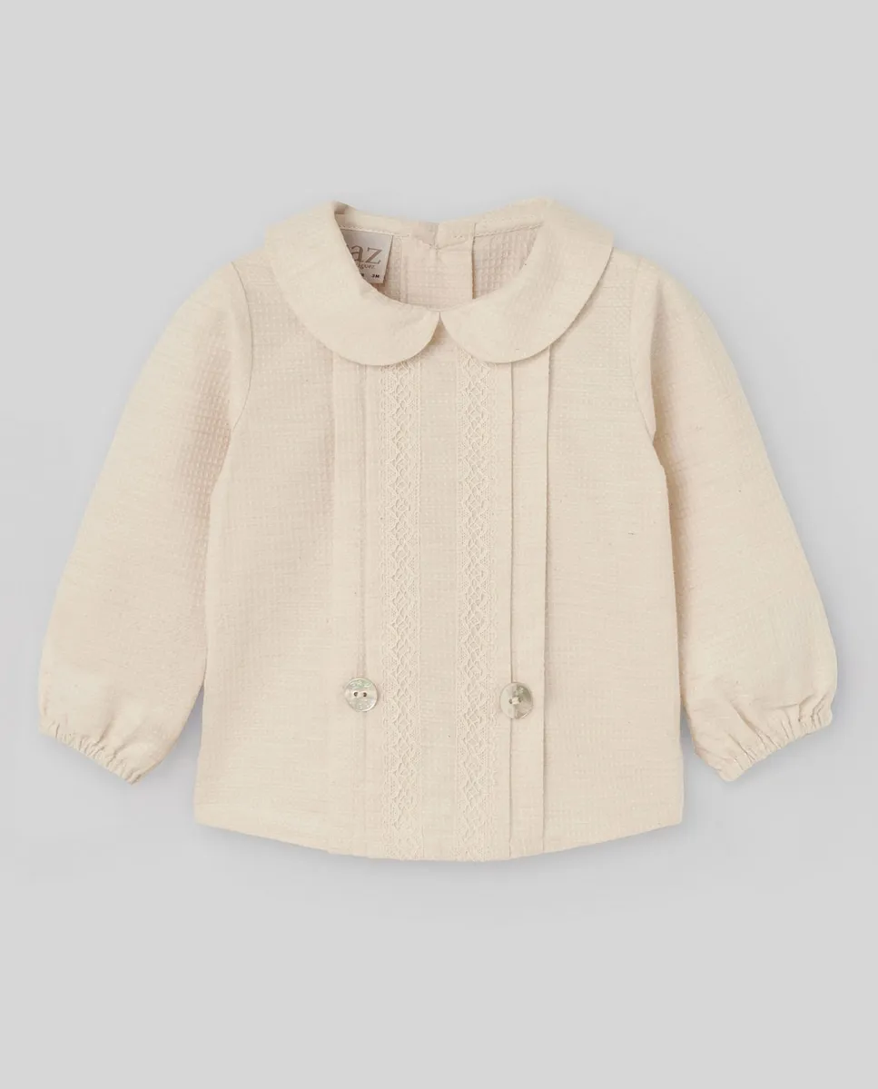 Детская блузка жаккард коллекция Alegría Paz Rodríguez, бежевый
Детская блузка жаккард коллекция Alegría Paz Rodríguez, бежевый