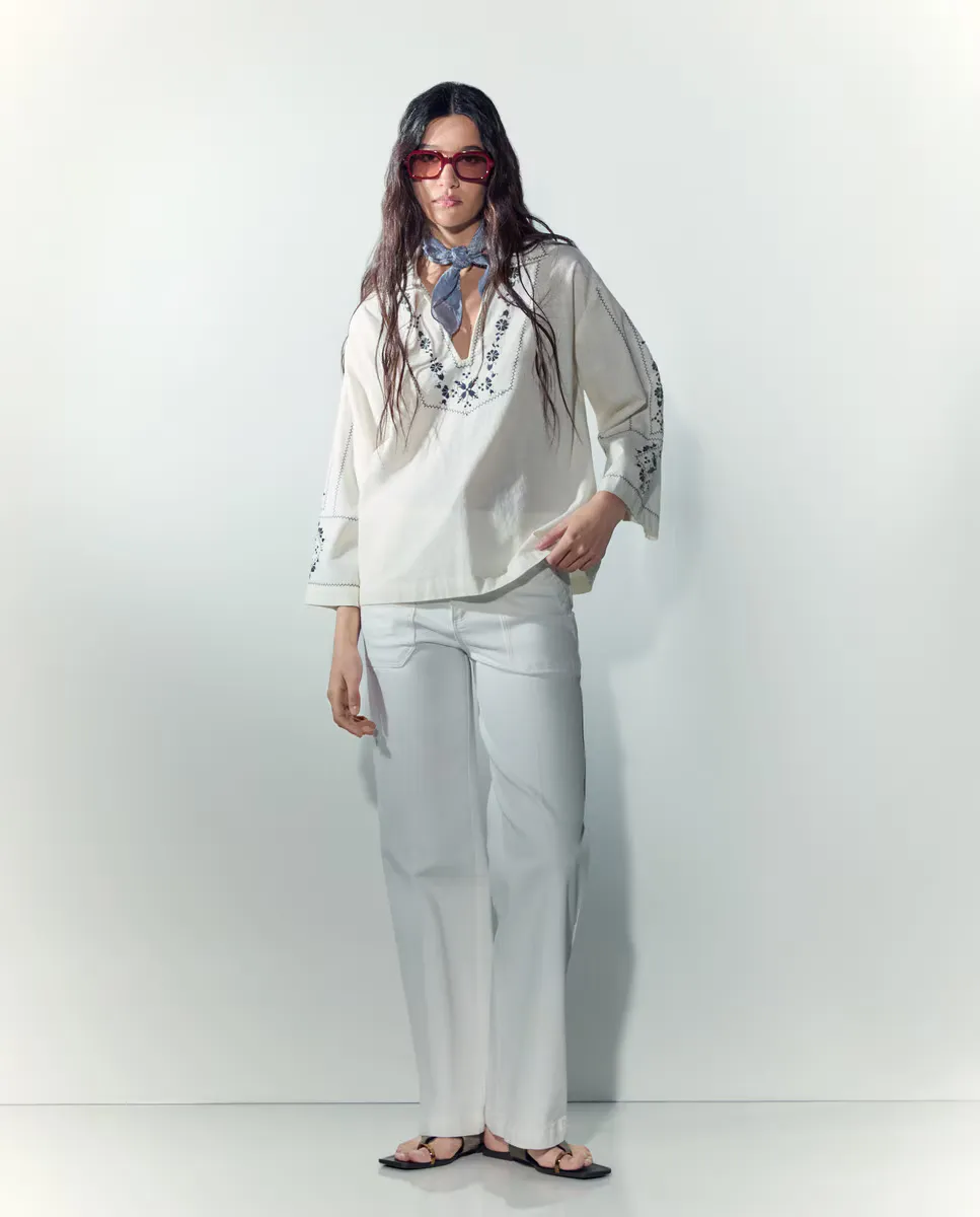 Женские плотницкие брюки средней посадки Tintoretto, кремово-белый
Женские плотницкие брюки средней посадки Tintoretto, кремово-белый