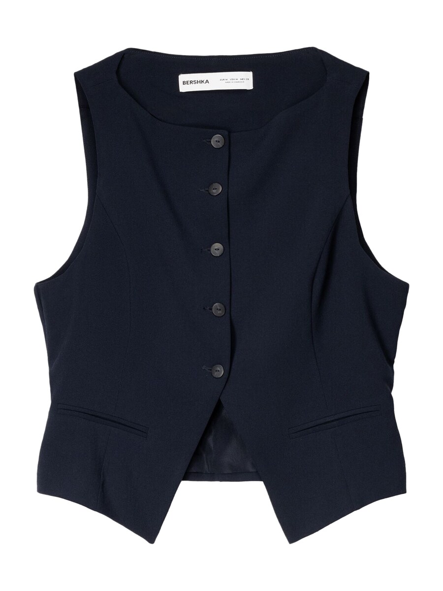 Жилет Bershka, морской синий
Жилет Bershka, морской синий