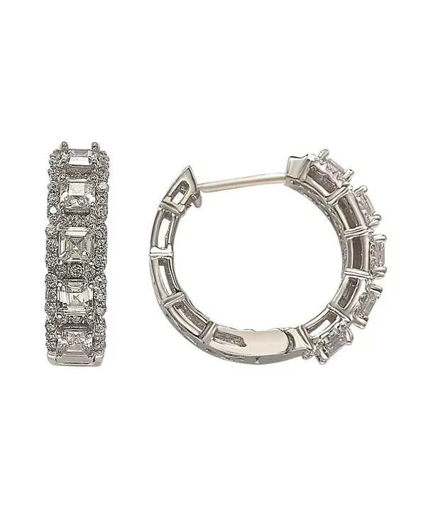 Серьги-Кольца Suzy Levian из стерлингового серебра с кубическим цирконием в оправе с огранкой «ашер» Suzy Levian New York, white
Серьги-Кольца Suzy Levian из стерлингового серебра с кубическим цирконием в оправе с огранкой «ашер» Suzy Levian New York, white