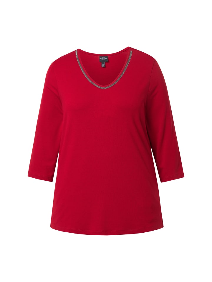 Вишнево-красная рубашка Ulla Popken
Вишнево-красная рубашка Ulla Popken