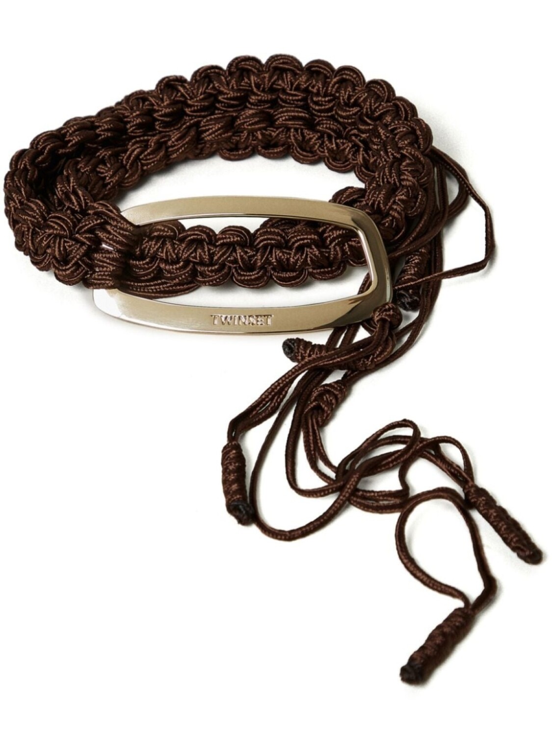 Ремень в технике кроше TWINSET, коричневый
Ремень в технике кроше TWINSET, коричневый