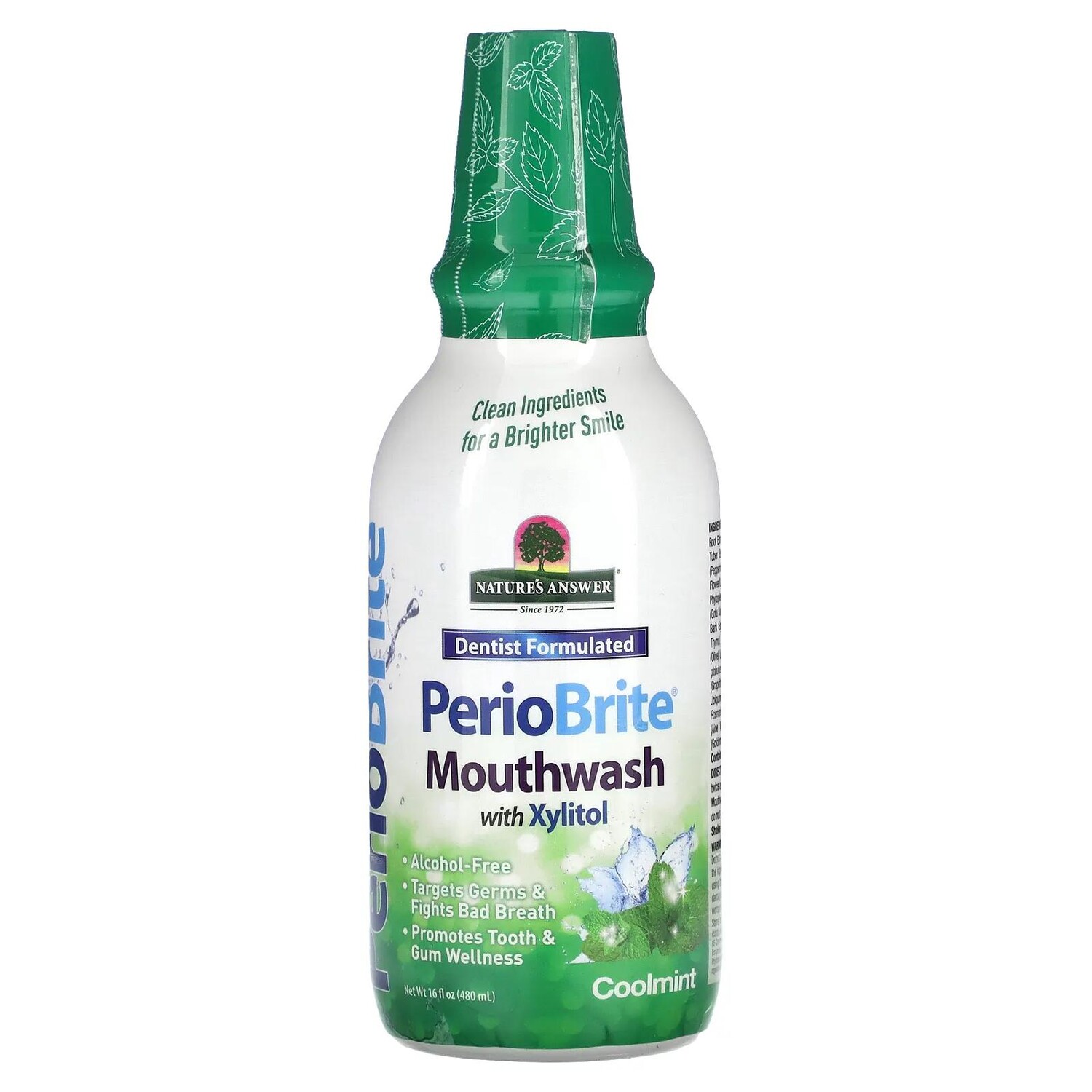 Nature's Answer PerioBrite натуральный ополаскиватель для полости рта прохладная мята 16 жидких унций (480 мл)
Nature's Answer PerioBrite натуральный ополаскиватель для полости рта прохладная мята 16 жидких унций (480 мл)