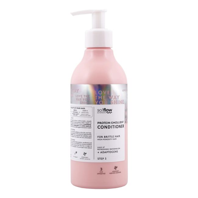 Так! кондиционер для ломких волос с протеиновым смягчающим эффектом So Flow, 400 мл
Так! кондиционер для ломких волос с протеиновым смягчающим эффектом So Flow, 400 мл