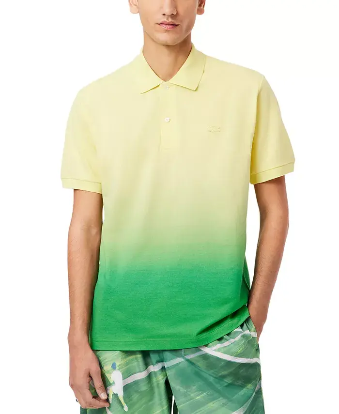 Мужская классическая поло с градиентным логотипом Lacoste, желтый
Мужская классическая поло с градиентным логотипом Lacoste, желтый