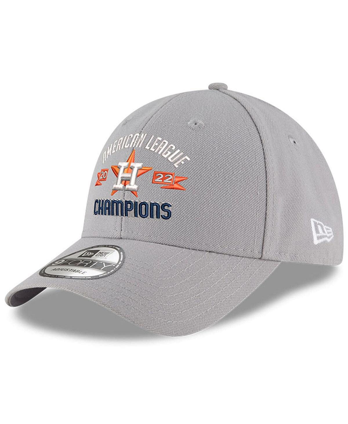 Мужская серая регулируемая кепка Houston Astros 2022 American League Champions 9FORTY New Era
Мужская серая регулируемая кепка Houston Astros 2022 American League Champions 9FORTY New Era
