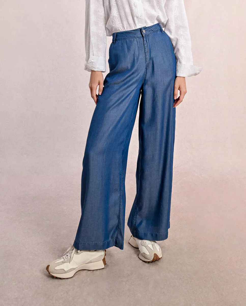 Длинные женские брюки с эффектом денима Molly Bracken, синий
Длинные женские брюки с эффектом денима Molly Bracken, синий