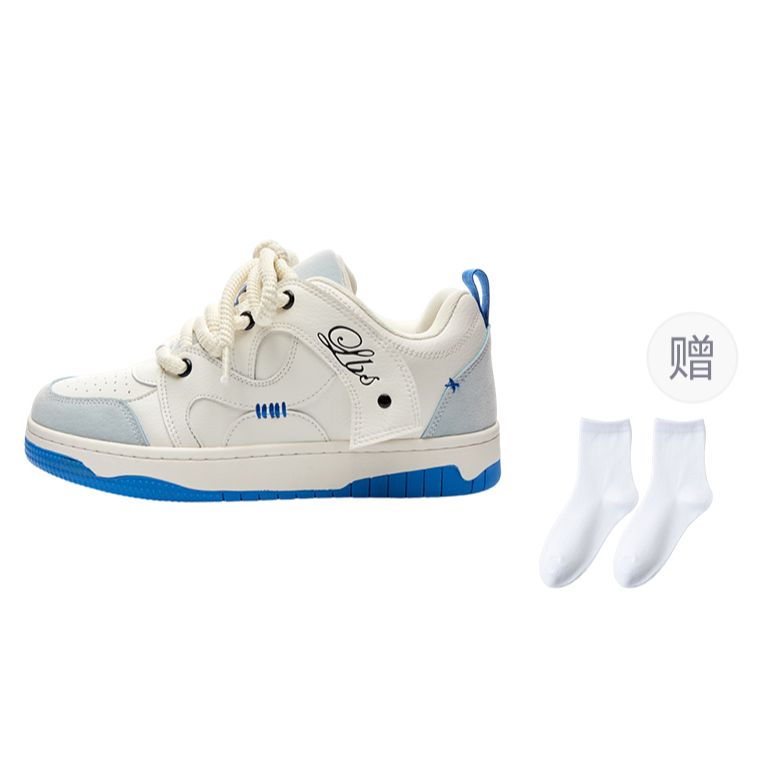 LAZY BONS Высокие устойчивые к истиранию дышащие нескользящие низкие скейтбордские кроссовки унисекс бело-синие (включая 1 пару носков), цвет White Blue (Includes 1 Pack of Socks)
LAZY BONS Высокие устойчивые к истиранию дышащие нескользящие низкие скейтбордские кроссовки унисекс бело-синие (включая 1 пару носков), цвет White Blue (Includes 1 Pack of Socks)