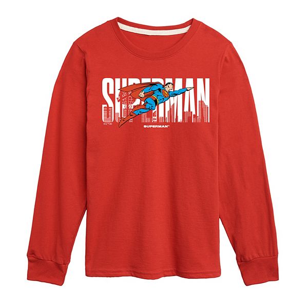 Футболка с длинным рукавом superman pose logo для мальчиков 8-20 Licensed Character, Red
Футболка с длинным рукавом superman pose logo для мальчиков 8-20 Licensed Character, Red