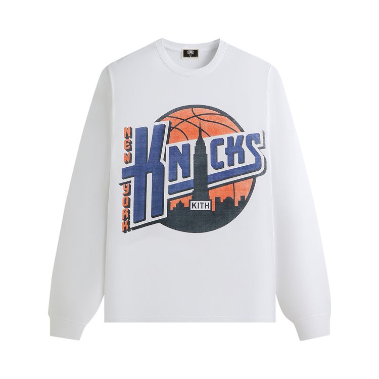 Футболка с длинными рукавами Kith For The New York Knicks City Vintage, белый
Футболка с длинными рукавами Kith For The New York Knicks City Vintage, белый