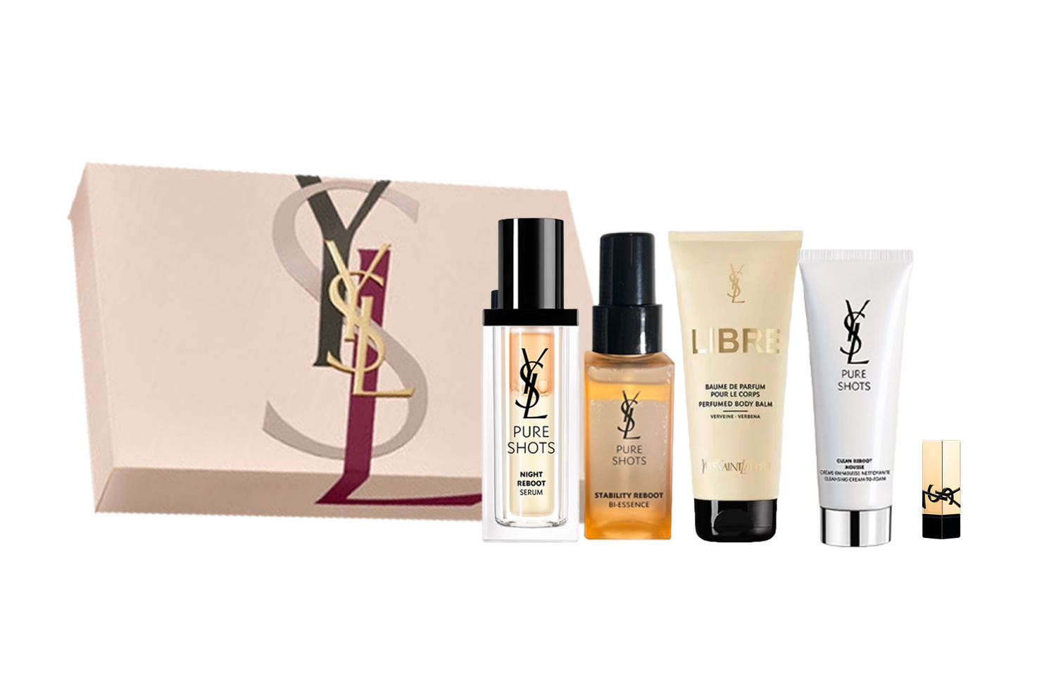 Набор для ухода за кожей Night Queen Essence Limited Gift Box успокаивающий и восстанавливающий комплект из пяти предметов SAINT LAURENT
Набор для ухода за кожей Night Queen Essence Limited Gift Box успокаивающий и восстанавливающий комплект из пяти предметов SAINT LAURENT