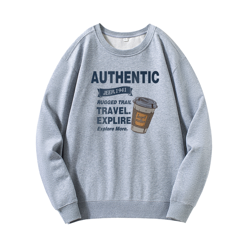 Унисекс свитшот Jeep, серый
Унисекс свитшот Jeep, серый