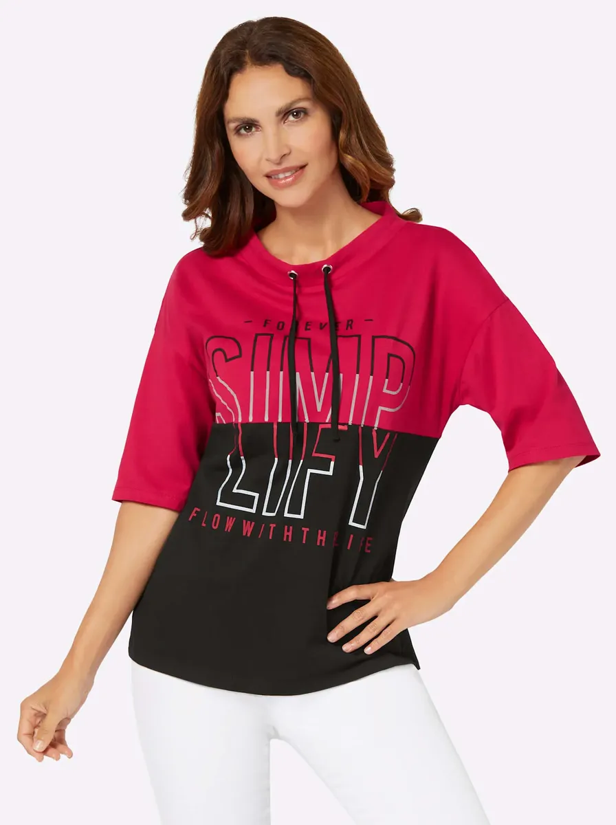 Рубашка с воротником стойкой Inspirations "рубашка с принтом" Inspirationen, черный
Рубашка с воротником стойкой Inspirations "рубашка с принтом" Inspirationen, черный