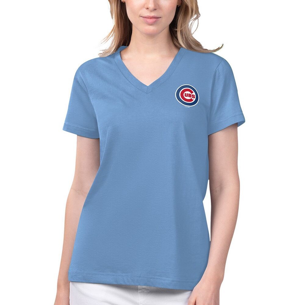 Голубая женская футболка с v-образным вырезом Margaritaville Chicago Cubs Game Time, цвет Cub Light
Голубая женская футболка с v-образным вырезом Margaritaville Chicago Cubs Game Time, цвет Cub Light