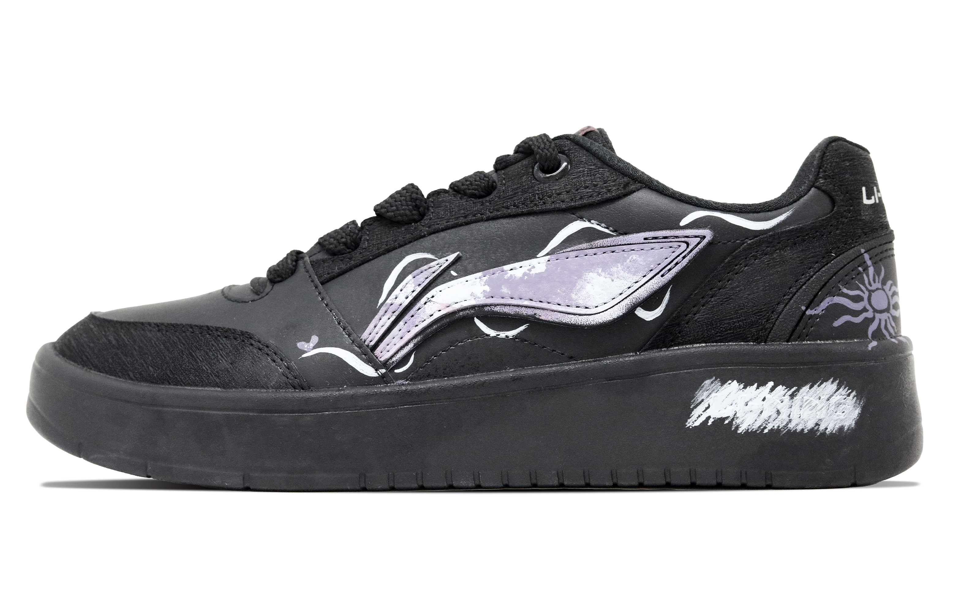 LINING Кроссовки для скейтбординга Yuanbao V3 с противоскользящим покрытием, износостойкие, мужские, черные 
LINING Кроссовки для скейтбординга Yuanbao V3 с противоскользящим покрытием, износостойкие, мужские, черные