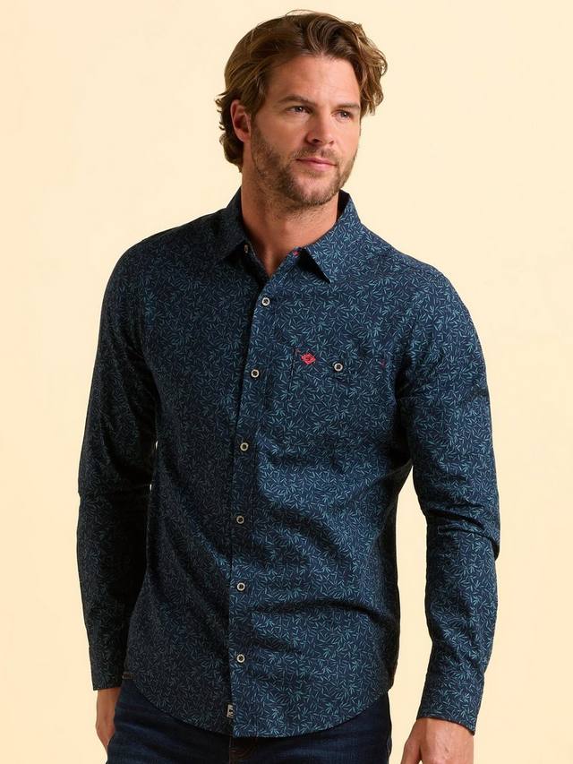 Футболка Birnie Cotton Regular Fit с листовым принтом Brakeburn, Blue
Футболка Birnie Cotton Regular Fit с листовым принтом Brakeburn, Blue