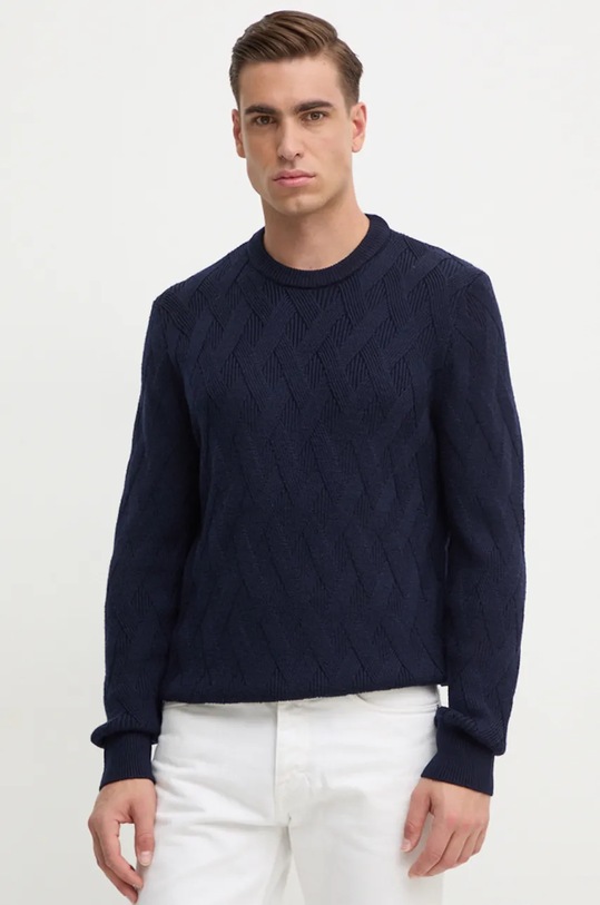 Шерстяной свитер Boss, темно-синий
Шерстяной свитер Boss, темно-синий